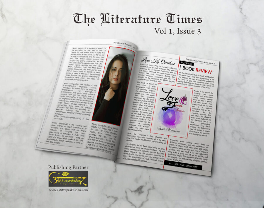 “Love ka Lover Dose” By Anil Manawat-Book Review – The Literature Times Magazine Vol.1 Issue 3