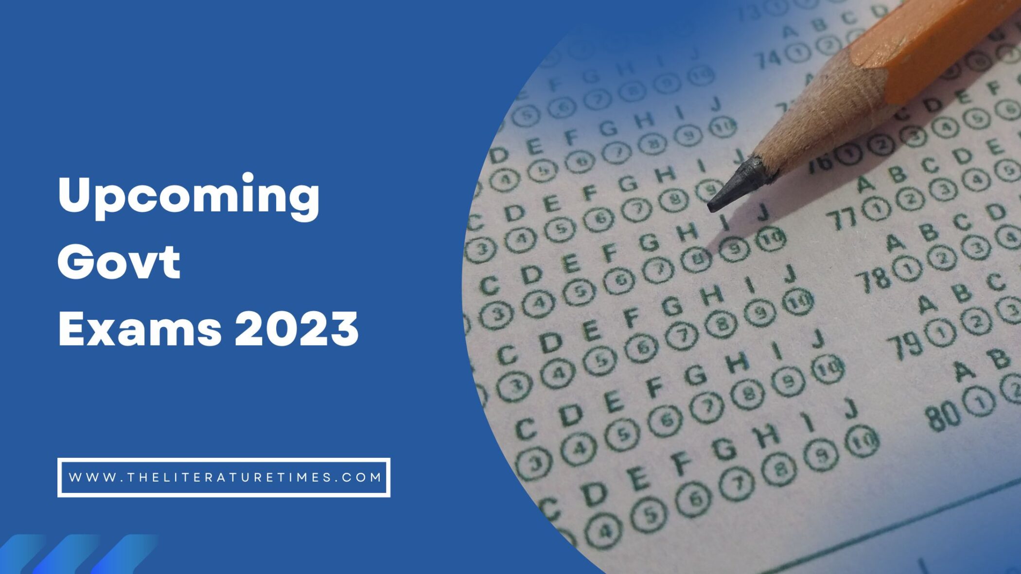 Govt Exams 2023 UPSC, SSC and Bank Exams 2023 2023 The