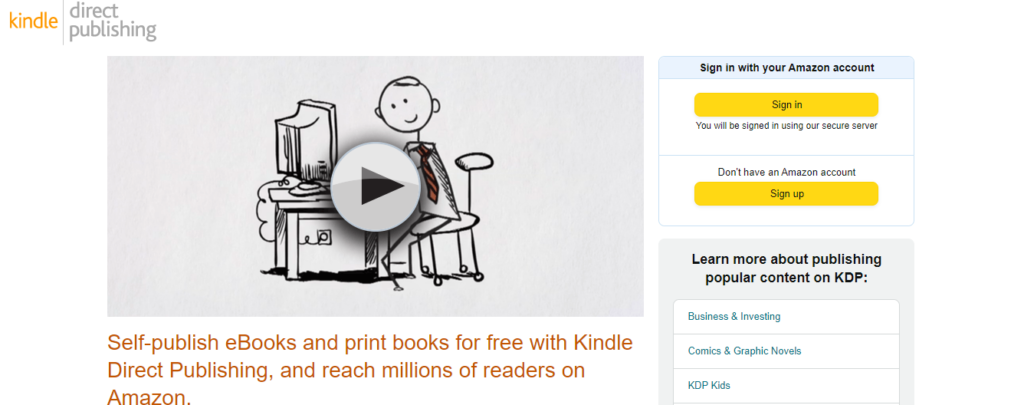 Amazon KDP self Publishing