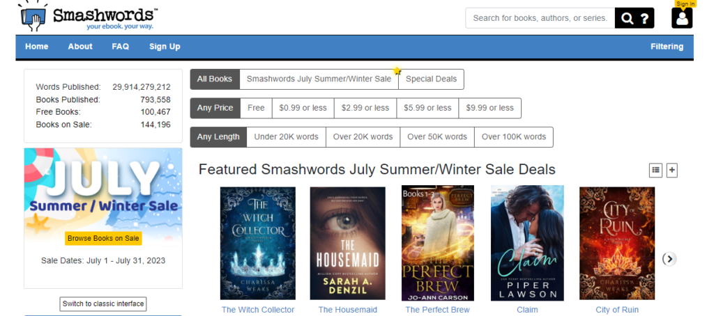 smashwords self Publishing in USA