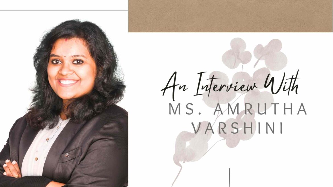 Featuring the Author – Ms. Amrutha Varshini